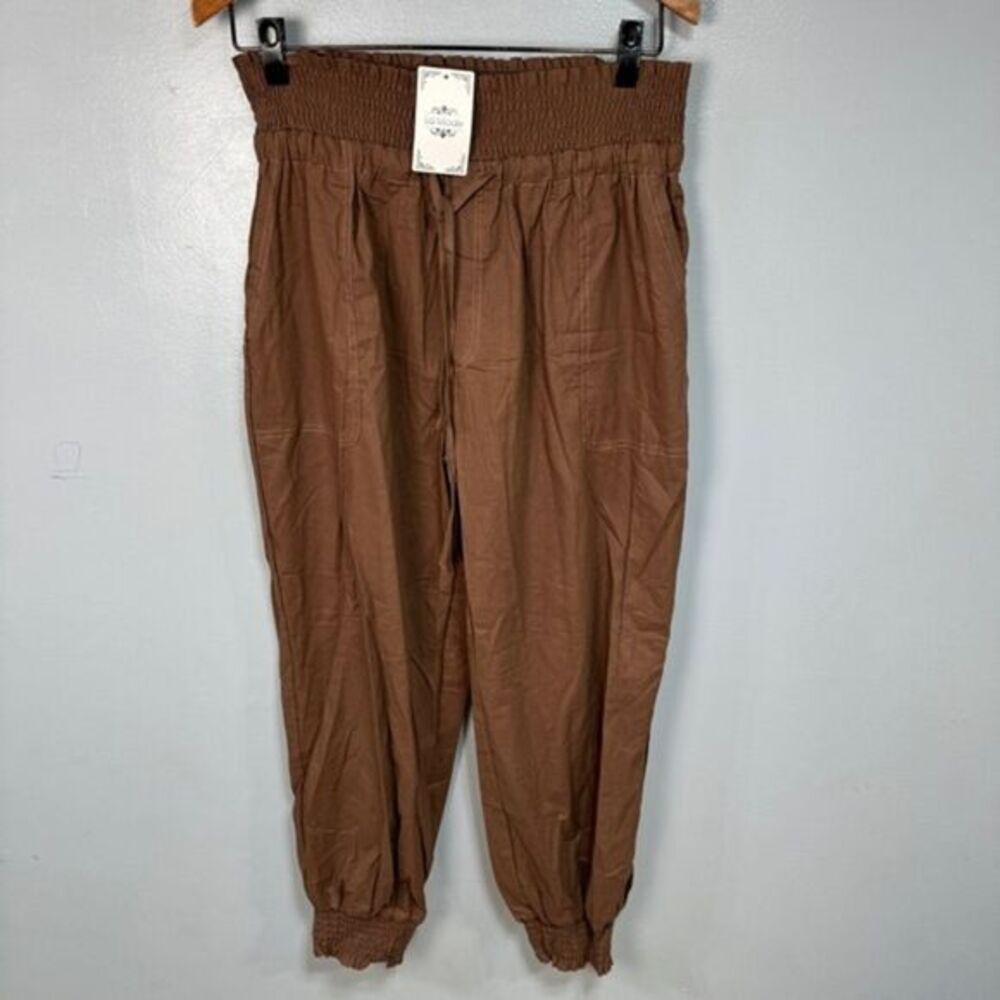 La Mode Women’s Cotton Jogger Pants sz 2X NEW # D694
